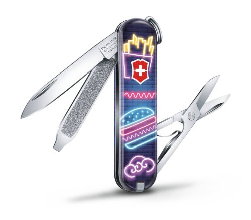 Складной нож Victorinox Classic LE Burger Bar 0.6223.L1906