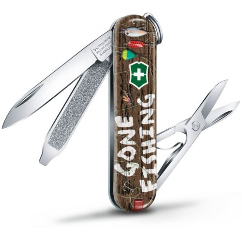 Складной нож Victorinox Classic LE Gone Fishing 0.6223.L2005