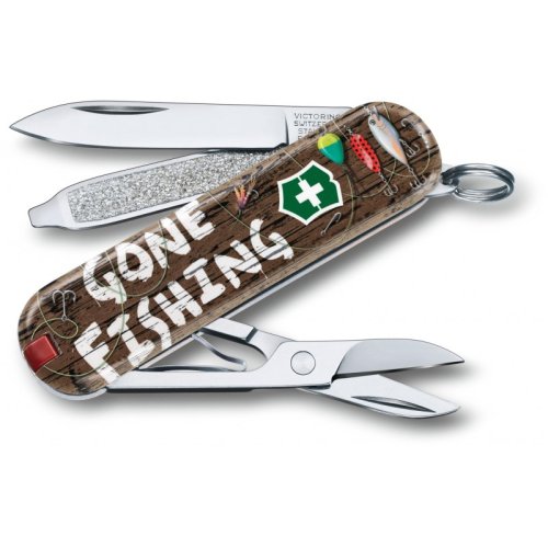 Складной нож Victorinox Classic LE Gone Fishing 0.6223.L2005