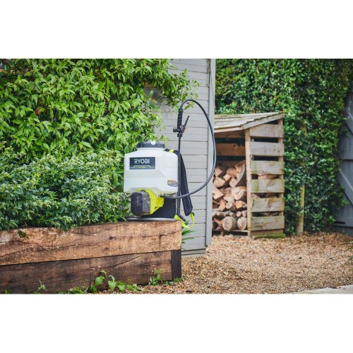 Опрыскиватель ранцевый аккумуляторный Ryobi ONE+ RY18BPSA-0 + зарядное и аккумулятор 2 А/г, 18В