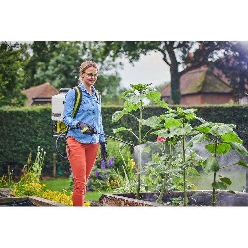 Опрыскиватель ранцевый аккумуляторный Ryobi ONE+ RY18BPSA-0 + зарядное и аккумулятор 2 А/г, 18В