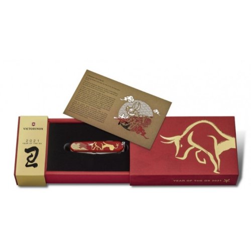 Складной нож Victorinox Huntsman Year of the Ox 1.3714.E10