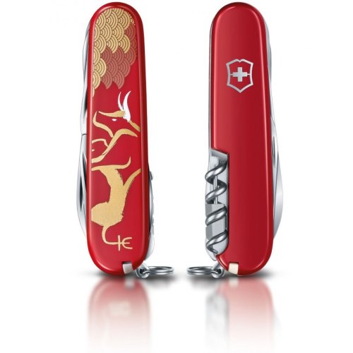 Складной нож Victorinox Huntsman Year of the Ox 1.3714.E10