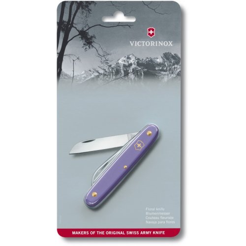 Складаний ніж Victorinox садовий Floral Фіолетовий 3.9050.22B1