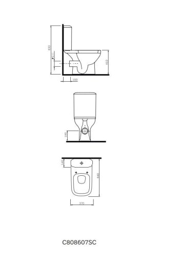Унитаз-компакт AM.PM Like C808607SC