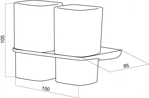 Стакан двойной AM.PM Inspire A50343464