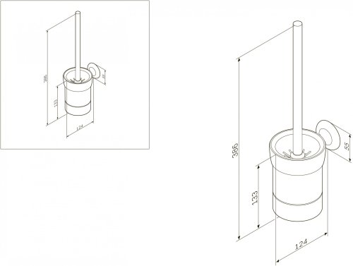 Ершик для унитаза AM.PM Like A8033400