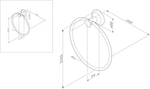 Полотенцедержатель AM.PM Like A8034400