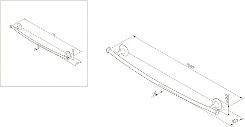 Полотенцедержатель AM.PM Like A80346400