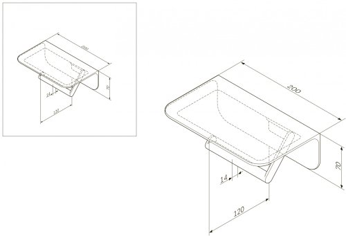 Держатель для туалетной бумаги AM.PM Sensation A30341500