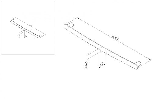 Полотенцедержатель AM.PM Sensation A30346400