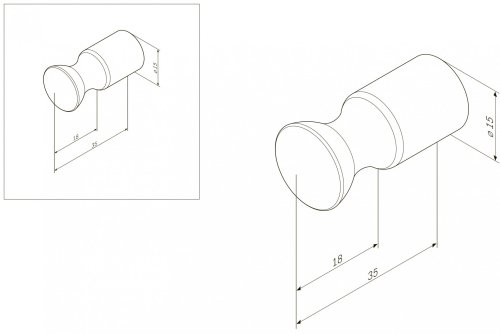 Крючок для полотенец AM.PM Sensation A3035500