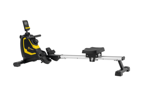 Гребной тренажер магнитный Besport BS-6032R SWIMMER (черно-желтый)