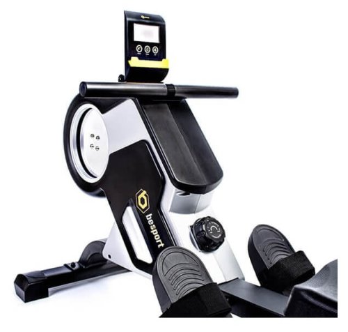 Гребной тренажер магнитный Besport BS-6031R DRAGER (черно-желтый)