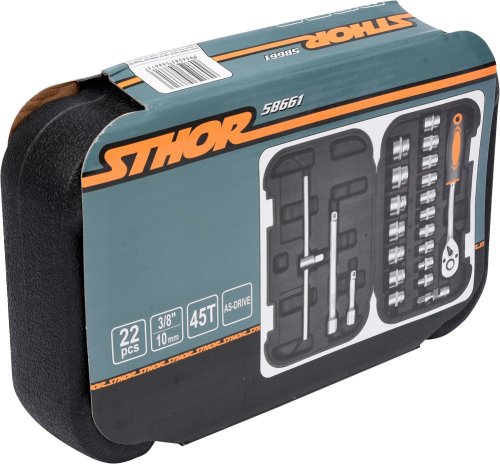 Набор инструментов STHOR 58661 (22 предмета)