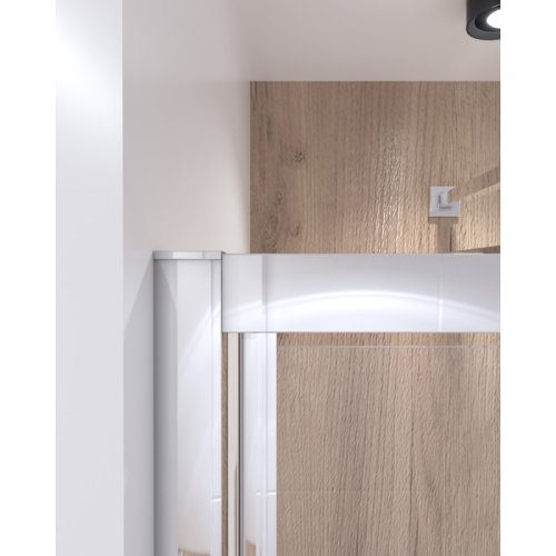 Набір Qtap двері в нішу Gemini CRM209.C6 + піддон Unisquare 309915 (GEMCRM209C6UNIS309915)