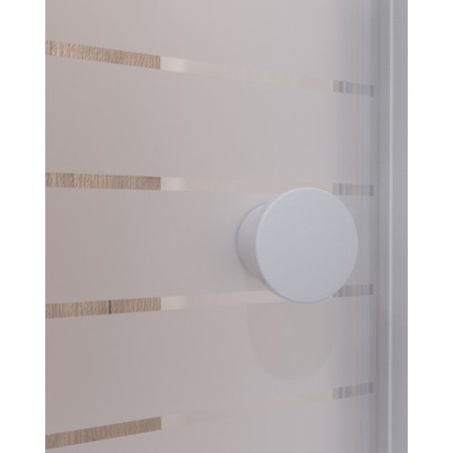 Набор Qtap дверь в нишу Pisces WHI208-9.CP5 + поддон Unisquare 309915 (PISWHI2089CP5UNIS309915)