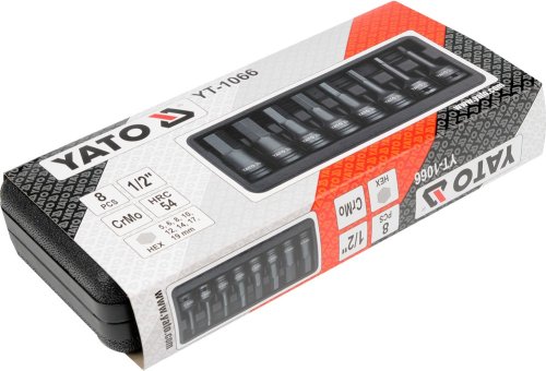 Набор бит YATO YT-1066 (8 предметов)