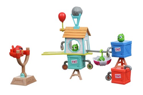 Набір Jazwares Angry Birds Medium Playset Pig City Build 'n Launch Playset