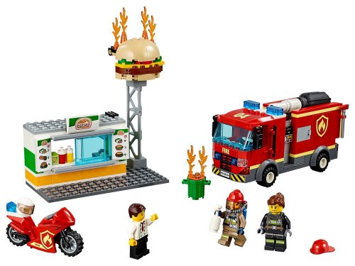 Конструктор LEGO City Пожежа в бургер-барі 60214