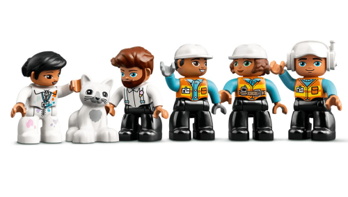 Конструктор LEGO DUPLO Баштовий кран та будівництво 10933