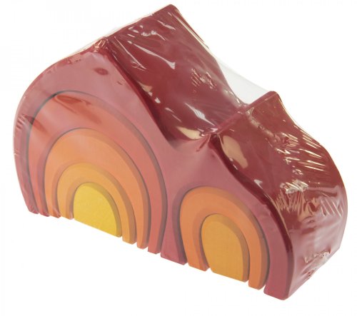 Конструктор деревянный Nic Дом Габли красный NIC523020