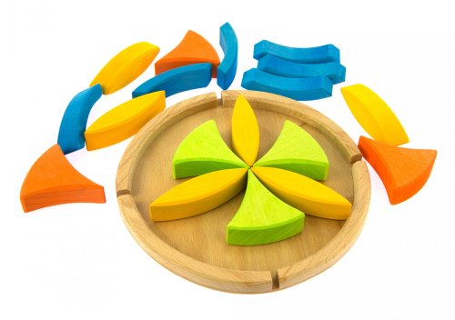 Конструктор деревянный Nic Цветок NIC523062