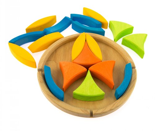 Конструктор деревянный Nic Цветок NIC523062