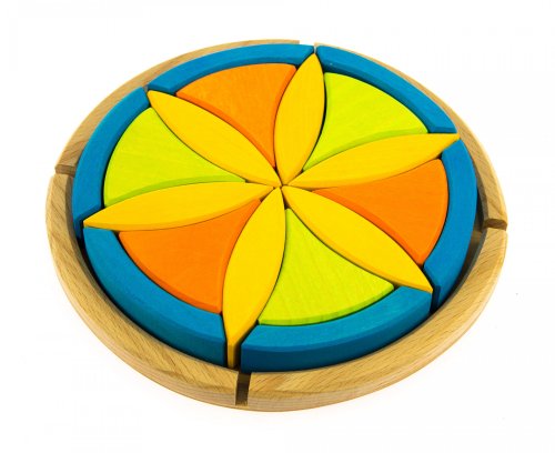 Конструктор деревянный Nic Цветок NIC523062