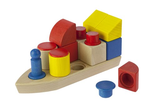 Конструктор дерев'яний Nic Кораблик NIC2131