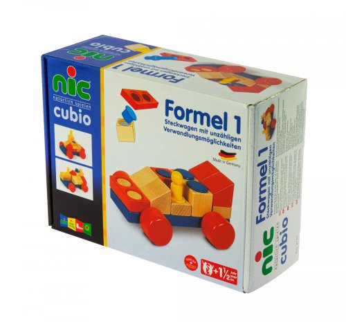 Конструктор дерев'яний Nic Машинка NIC2141