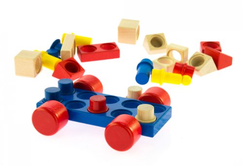 Конструктор дерев'яний Nic Машинка NIC2141