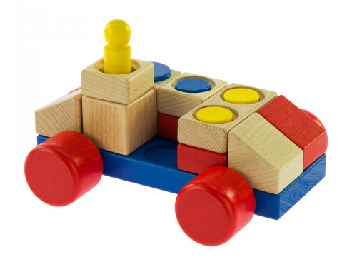 Конструктор дерев'яний Nic Машинка NIC2141