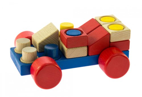 Конструктор дерев'яний Nic Машинка NIC2141