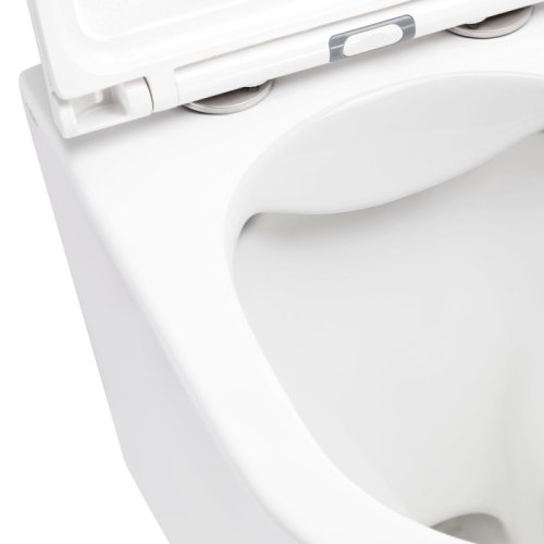 Унитаз подвесной Qtap Robin Rimless Slim Soft-close QT13332141ERW