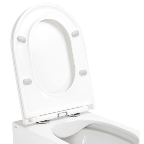 Унитаз подвесной Qtap Robin Rimless Slim Soft-close QT13332141ERW