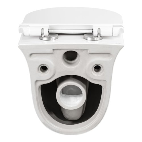 Унитаз подвесной Qtap Virgo Rimless Slim Soft-close QT1833051ERW