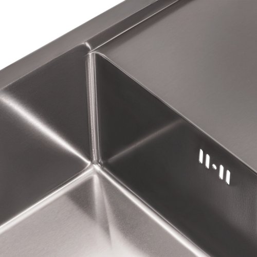 Кухонная мойка Qtap D7844BL 3.0/1.2 мм (QTD7844BLPVD12)