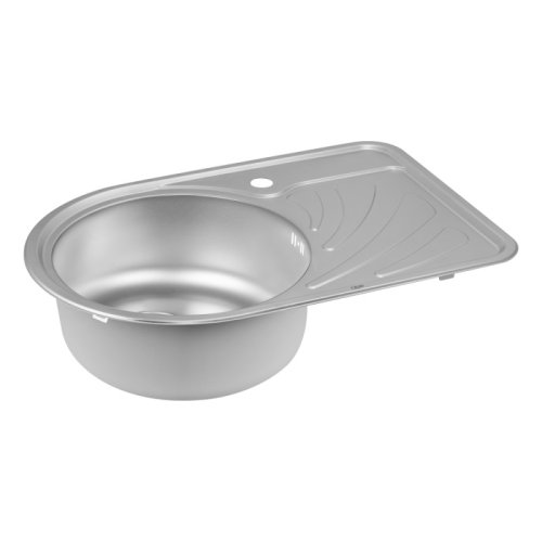 Кухонная мойка Qtap 6744L Micro Decor 0,8мм (QT6744LMICDEC08)