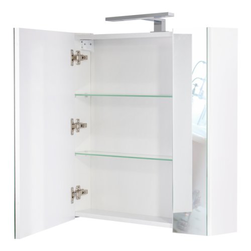 Зеркальный шкаф Qtap Albatross с подсветкой QT0177ZP700LW