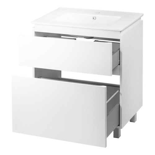 Тумба с умывальником Qtap Albatross напольная QT0171TN700D3070CW