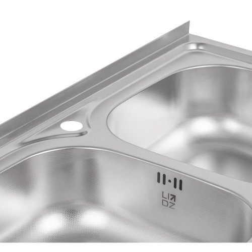 Кухонная мойка Lidz 5080 Decor 0,8мм (LIDZ5080DEC08)