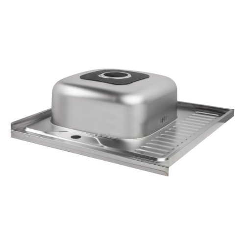 Кухонная мойка Lidz 6060-L Decor 0,8мм (LIDZ6060LDEC08)