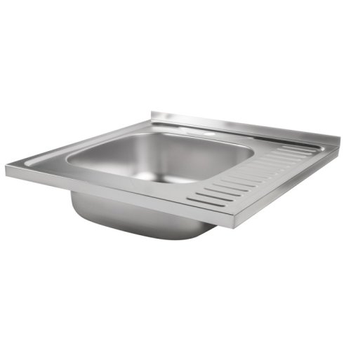 Кухонная мойка Lidz 6060-L Decor 0,8мм (LIDZ6060LDEC08)