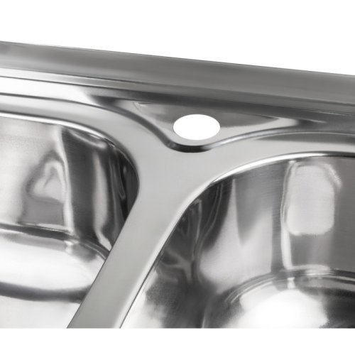 Кухонная мойка Lidz 5080 Polish 0,8мм (LIDZ5080LPOL06)