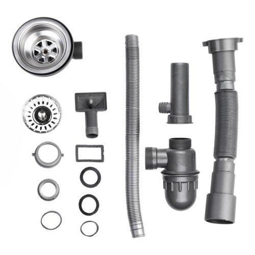 Кухонна мийка Lidz 5080-R Polish 0,8 мм (LIDZ5080RPOL06)