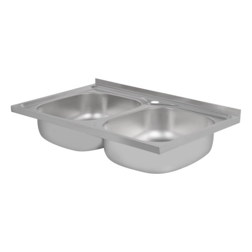 Кухонна мийка Lidz 5080 Satin 0,8 мм (LIDZ5080SAT8)