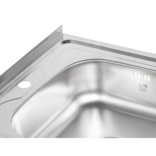 Кухонная мойка Lidz 6080-R Decor 0,6мм (LIDZ6080RDEC06)