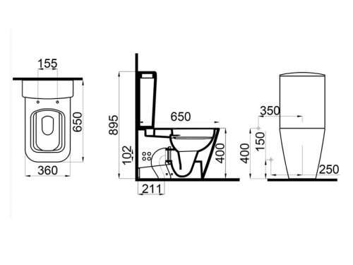 Унитаз-компакт IDEVIT Halley SETK3204-0315-001-1-6200