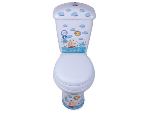 Унітаз-компакт IDEVIT Afacan SETK0504-2106-001-0-1171 з сидінням Puf